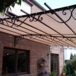 Pergola sur mesures en fer forgé