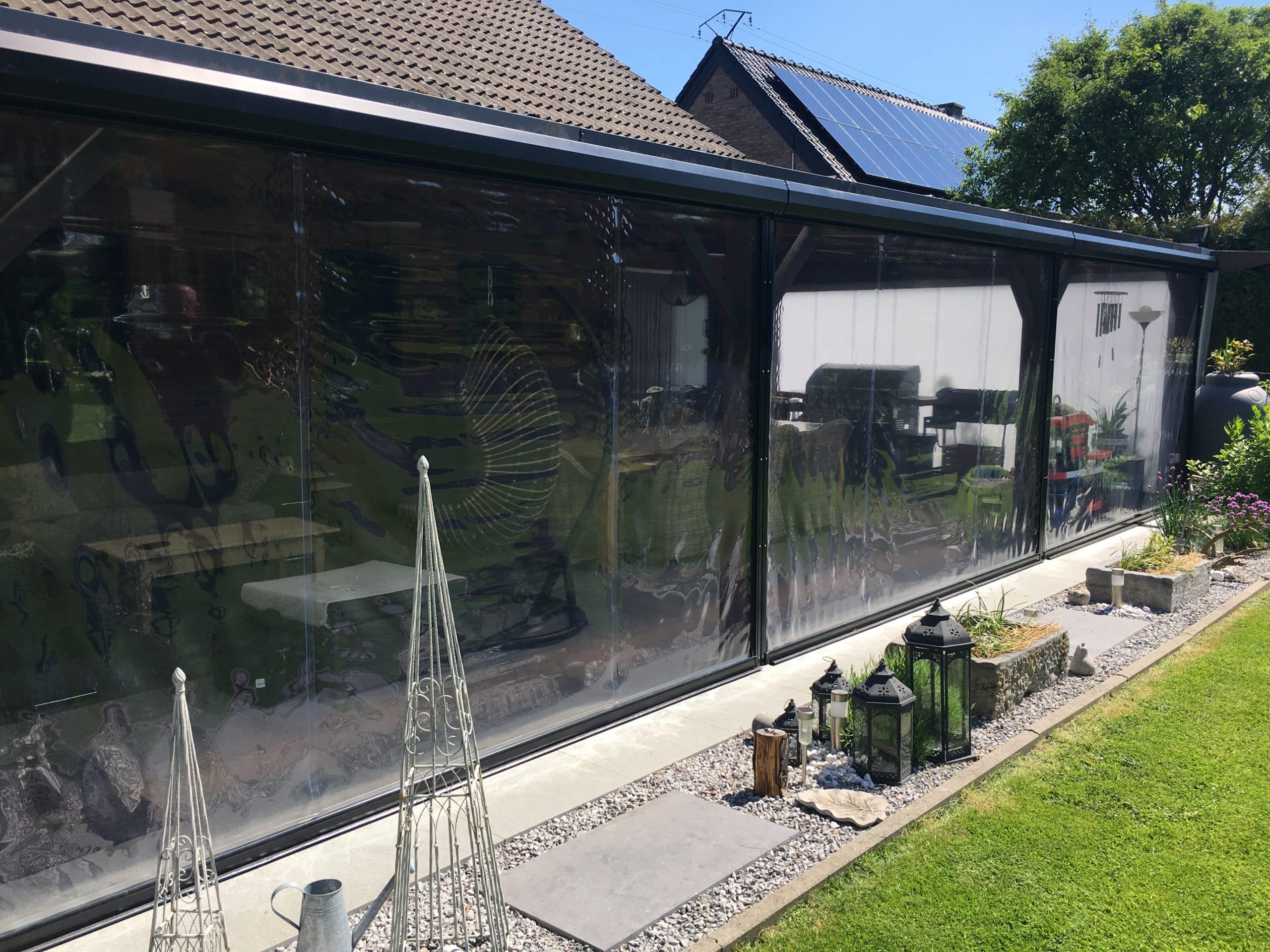 Fermeture de terrasse Technique Voile