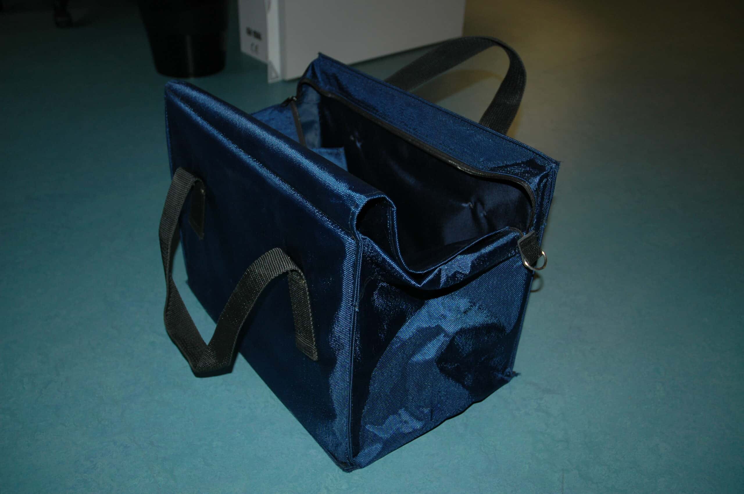 Sacoche de transport bleue