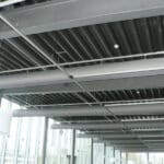 Installation de gaines textiles Tecvoilair® Meltem dans un laboratoire