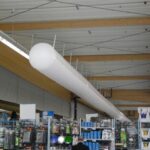 Installation de gaines textiles Tecvoilair® Meltem comme système d'aération