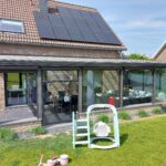 Fermeture de terrasse Ziptrak® transparente chez un particulier