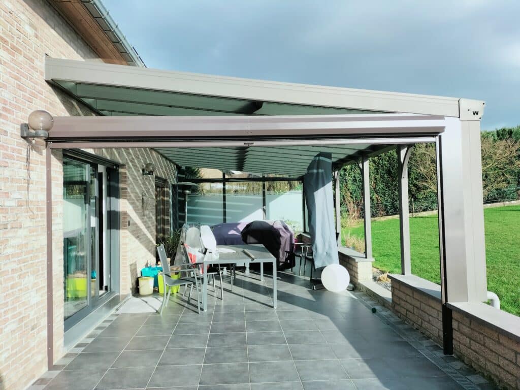 Fermeture de terrasse - Technique Voile