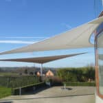 Voile d'ombrage - Technique voile