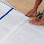 Mise en place du bord de chute