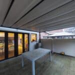 Espace cocoon grâce à un Ziptrak et pergola Beach